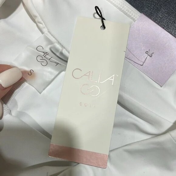 CALIA Women's Double Layer Mesh Golf Skort - Picture 9 of 13